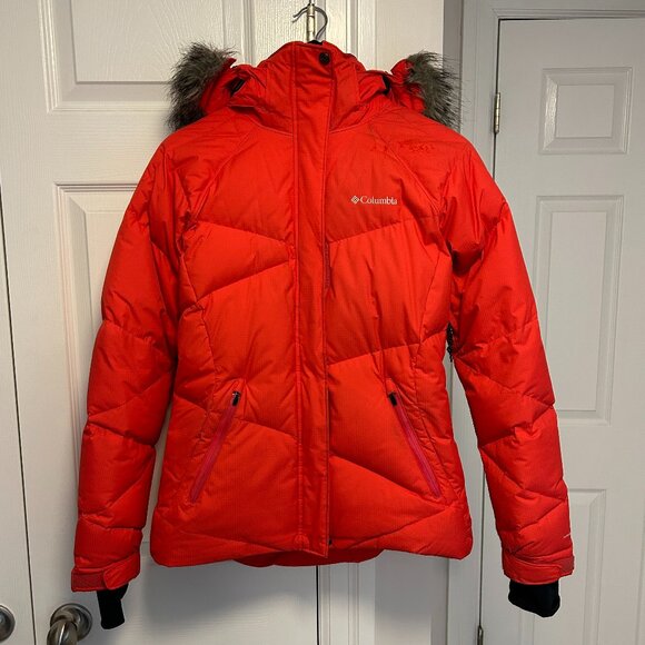 Columbia Winter Jacket, Red, Womens, Size Small - Picture 1 of 10